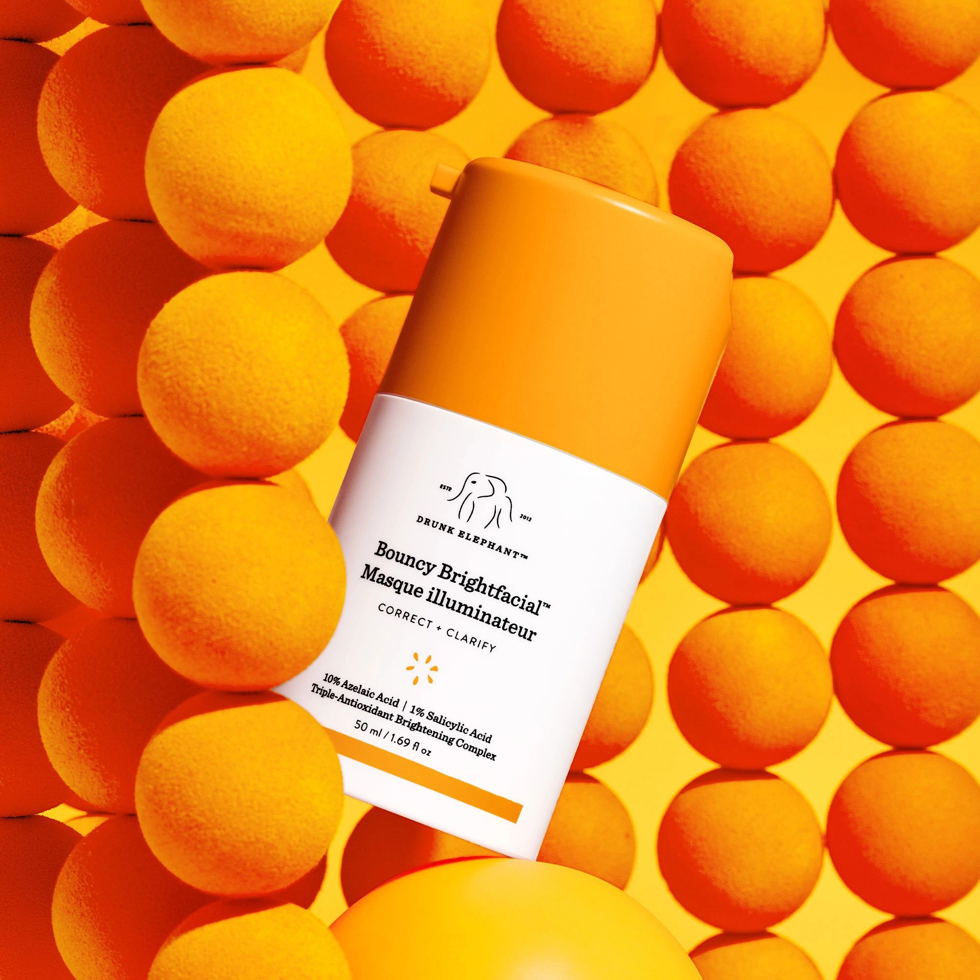 Masque Illuminateur Bouncy Brightfacial – Drunk Elephant – Pour Un Teint éclatant – Formule Masque