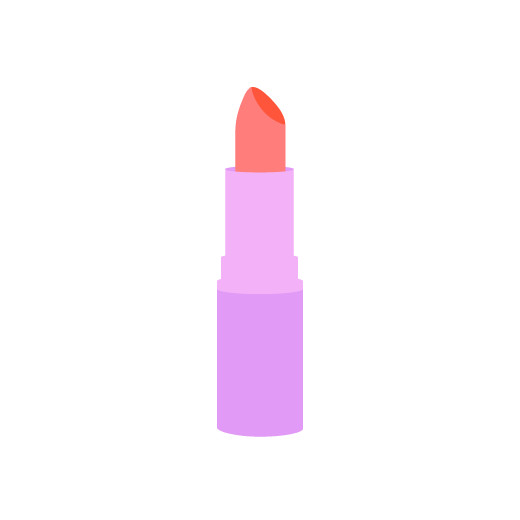 Illustration eines Lippenstiftetuis