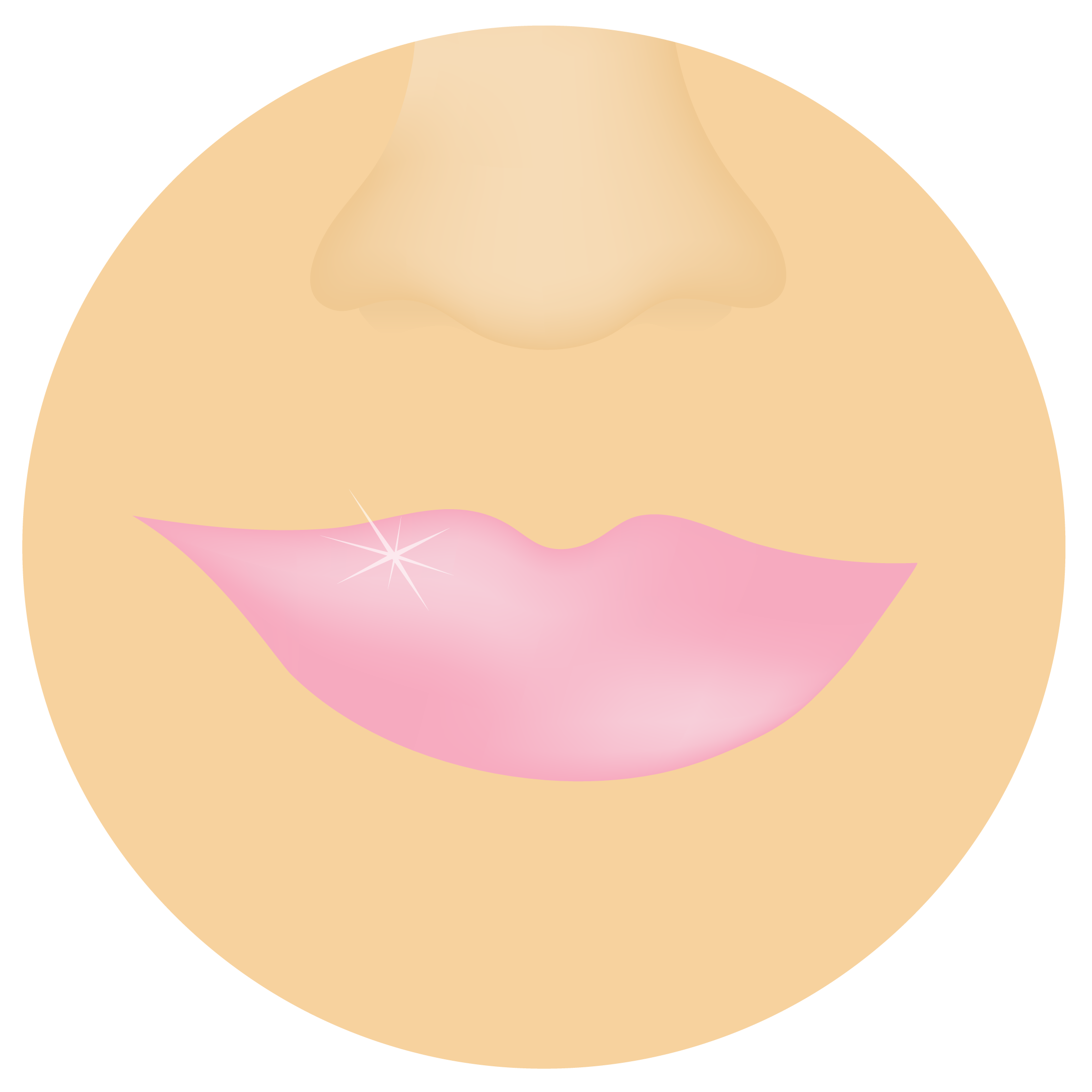 B-goldi applied to lips