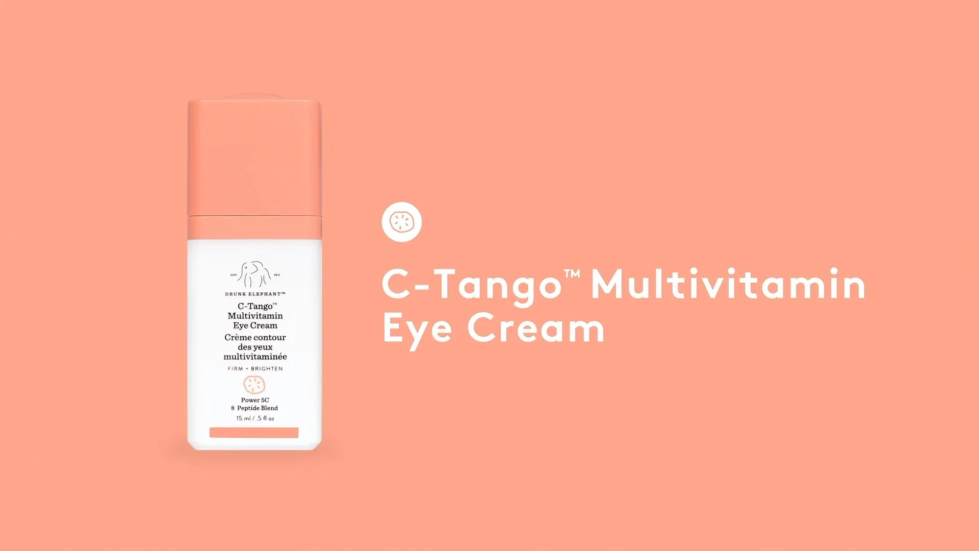 Video, in dem Drunk Elephant C-Tango Multivitamin Eye Cream vorgestellt wird