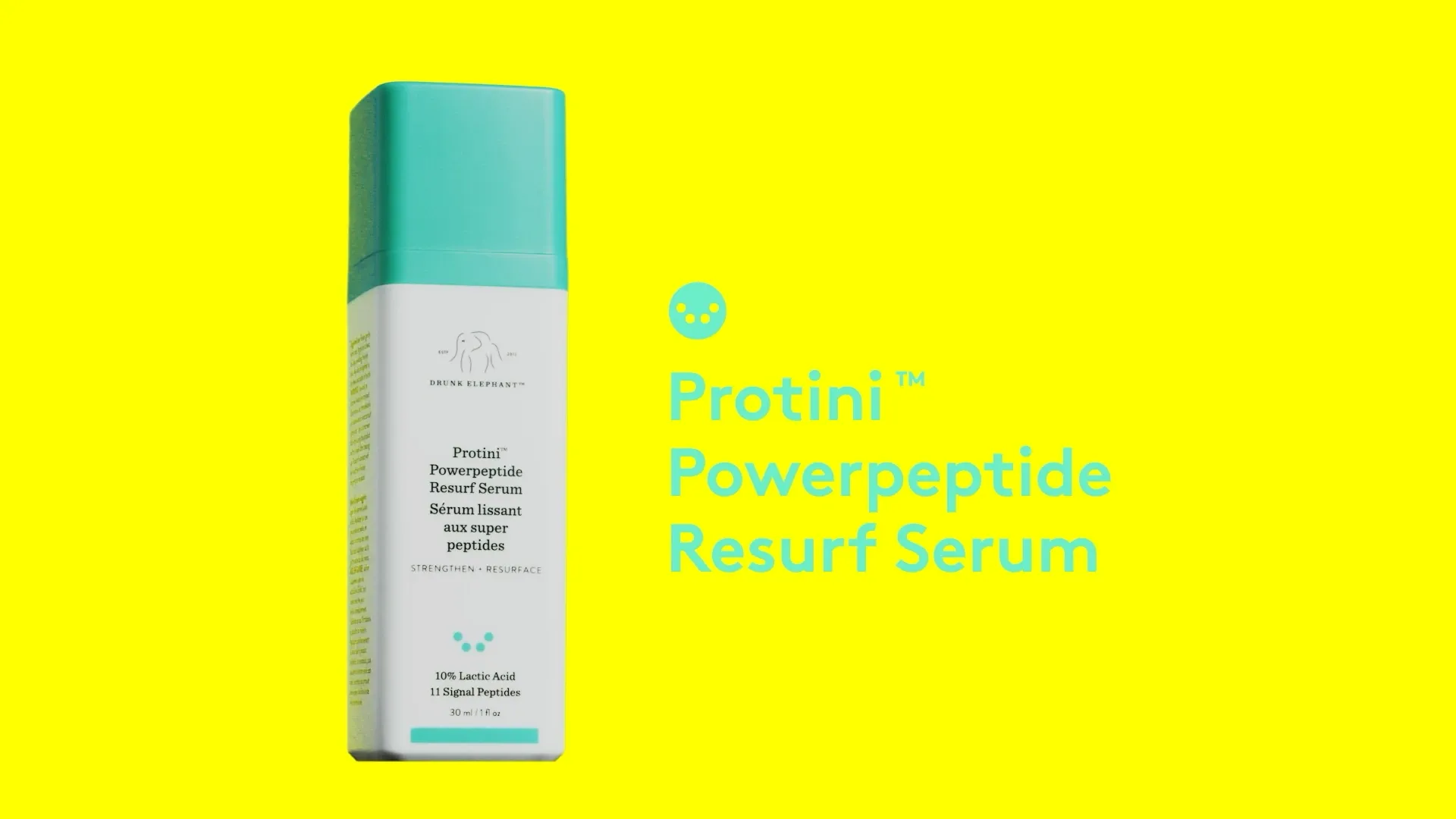 Video, in dem die Verwendung des Protini Powerpeptide Serums gezeigt wird