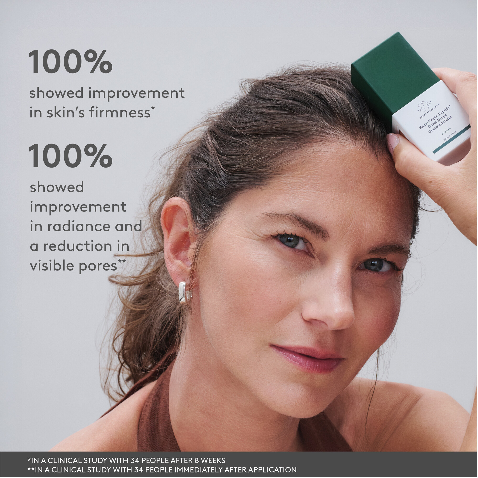 Kamo Triple-Peptide&trade; Cover Drops, Fair 2C